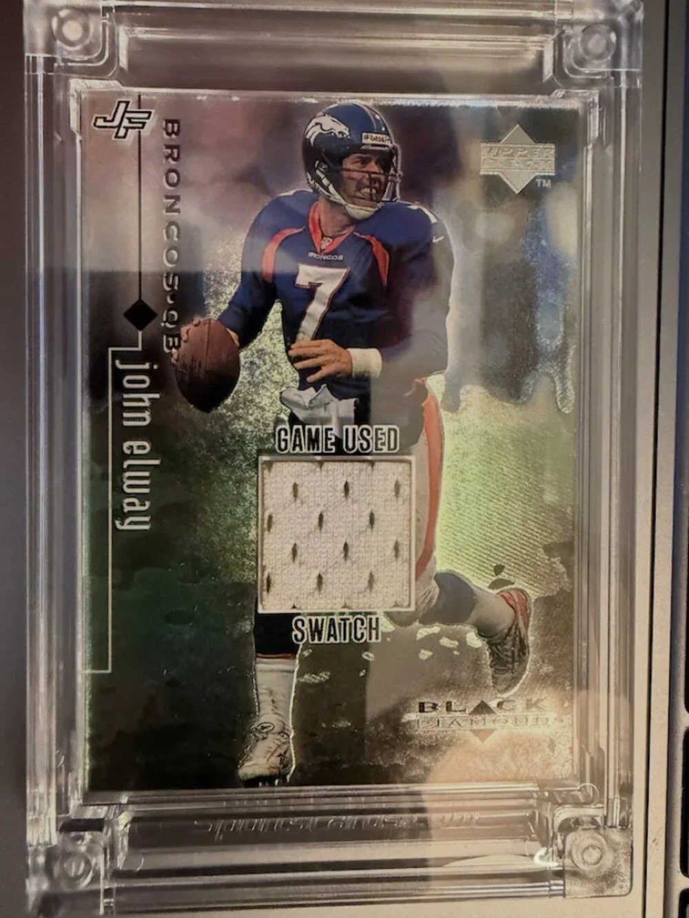 John Elway 25 | Jersey Fusion | Upper Deck Black Diamond | Game Used Swatch